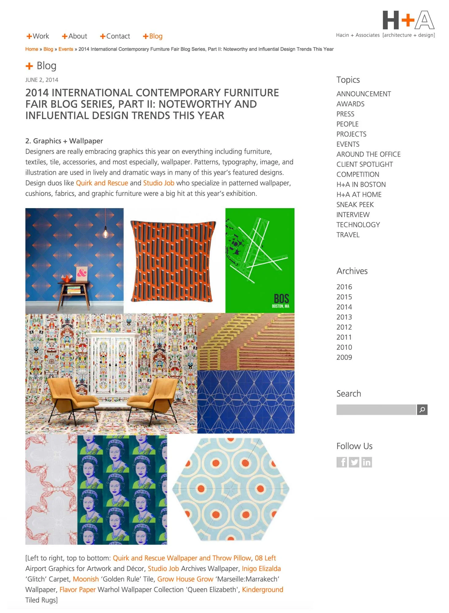 Hacin + Associates Blog 2014