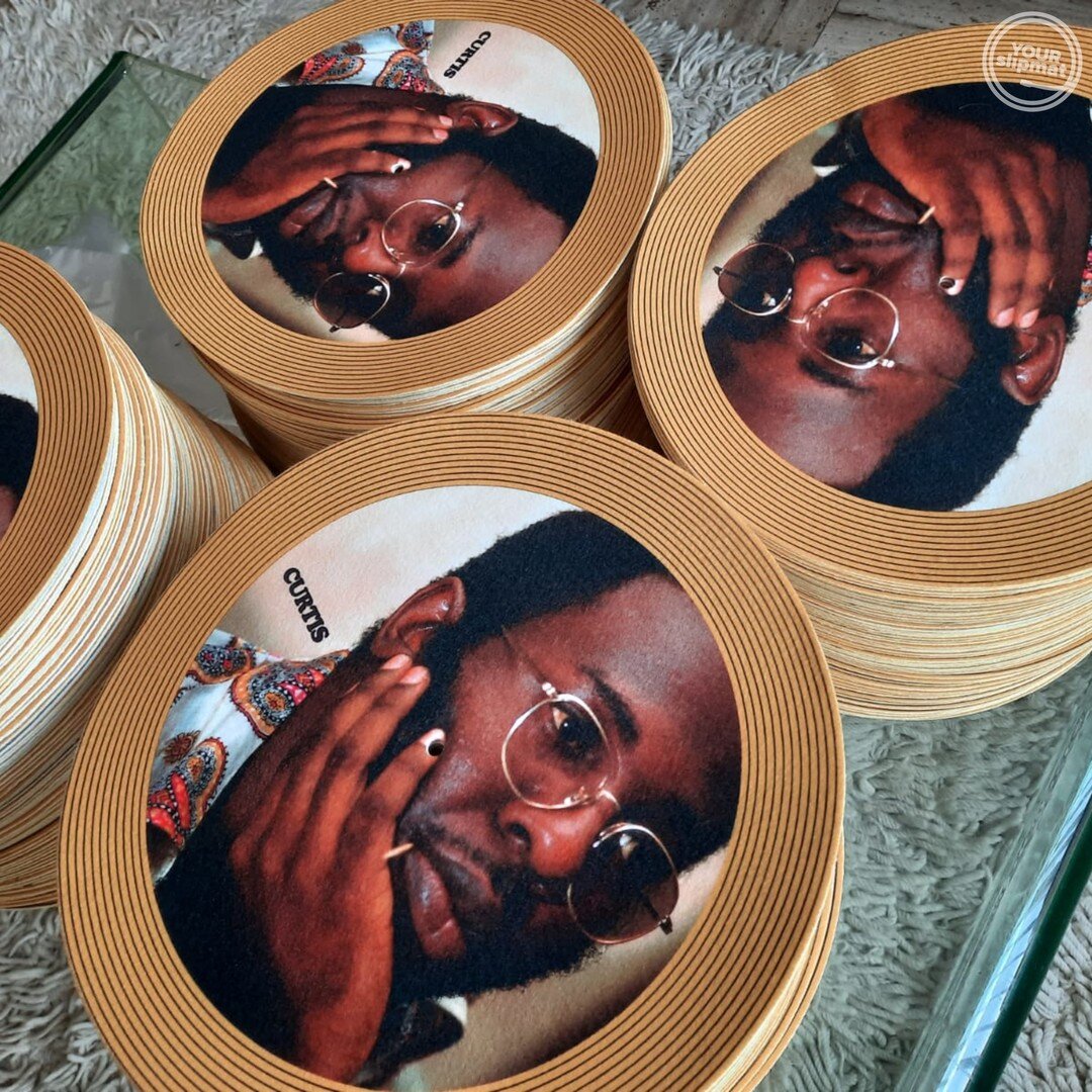 Great collab with @record_industry &amp; @runoutgroovelps for Curtis Mayfield's 50th Anniversary Deluxe 2LP Edition. This limited double-LP includes some bonus tracks, and comes with one of the finest printed 3mm felt slipmats - straight out of the Y