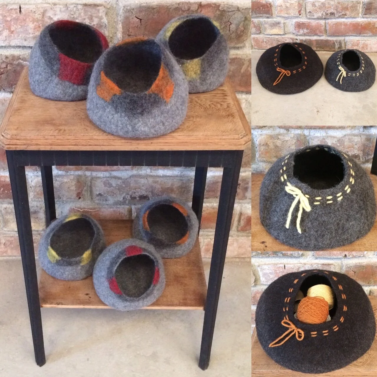 Atelier Realiser une corbeille en laine feutree