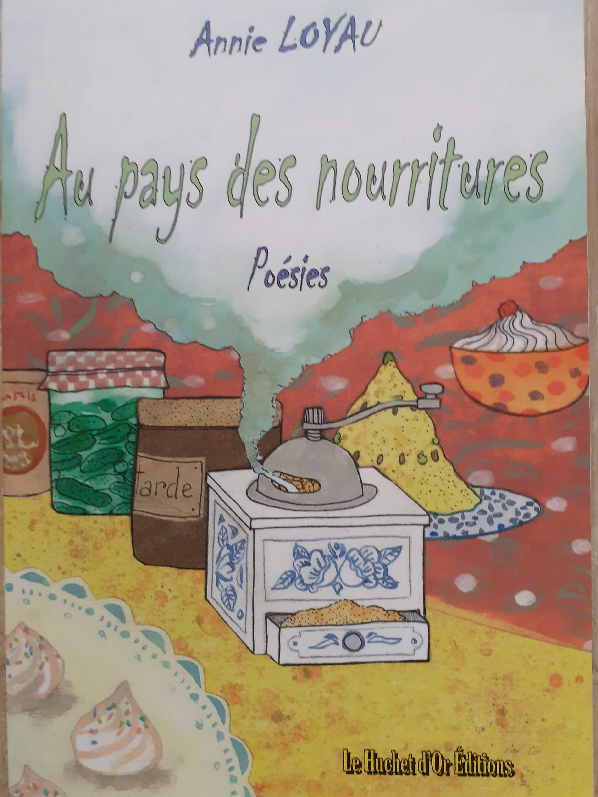 Lecture de poemes extraits du recueil "Au pays des nourritures"