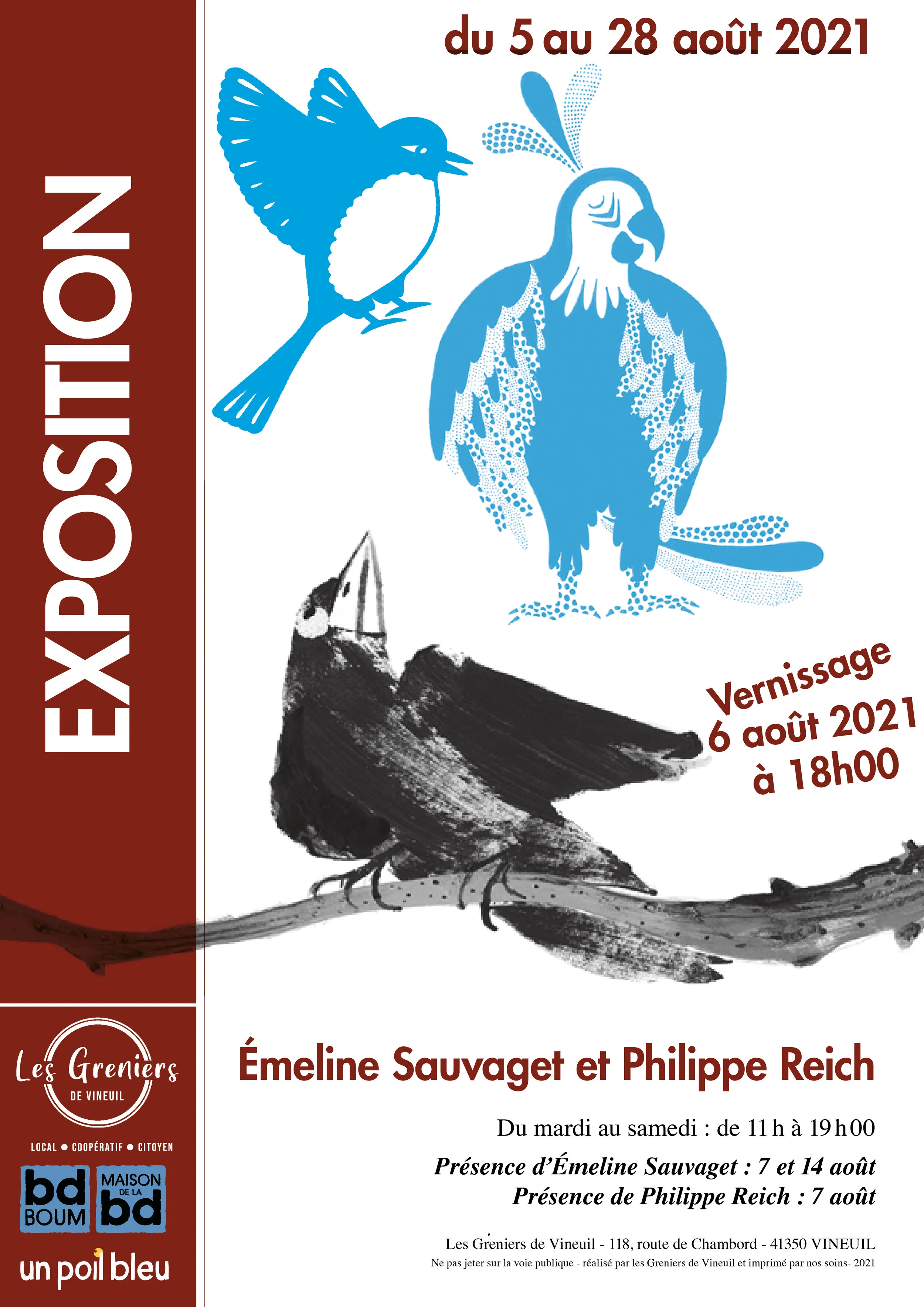 Exposition Emeline Sauvaget et Philippe Reich