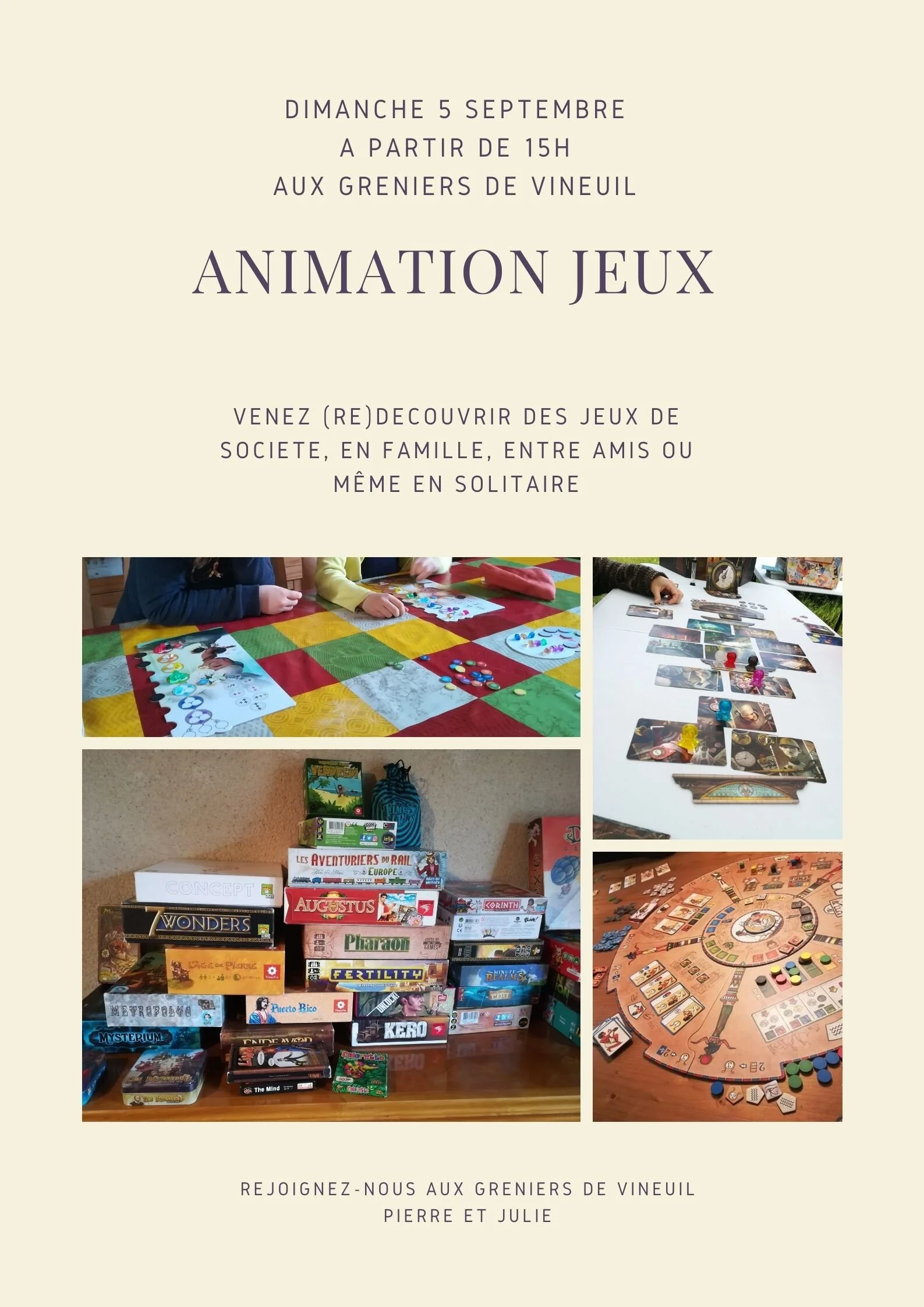 [Jeux et magie] Animation jeux de société et spectacle de magie