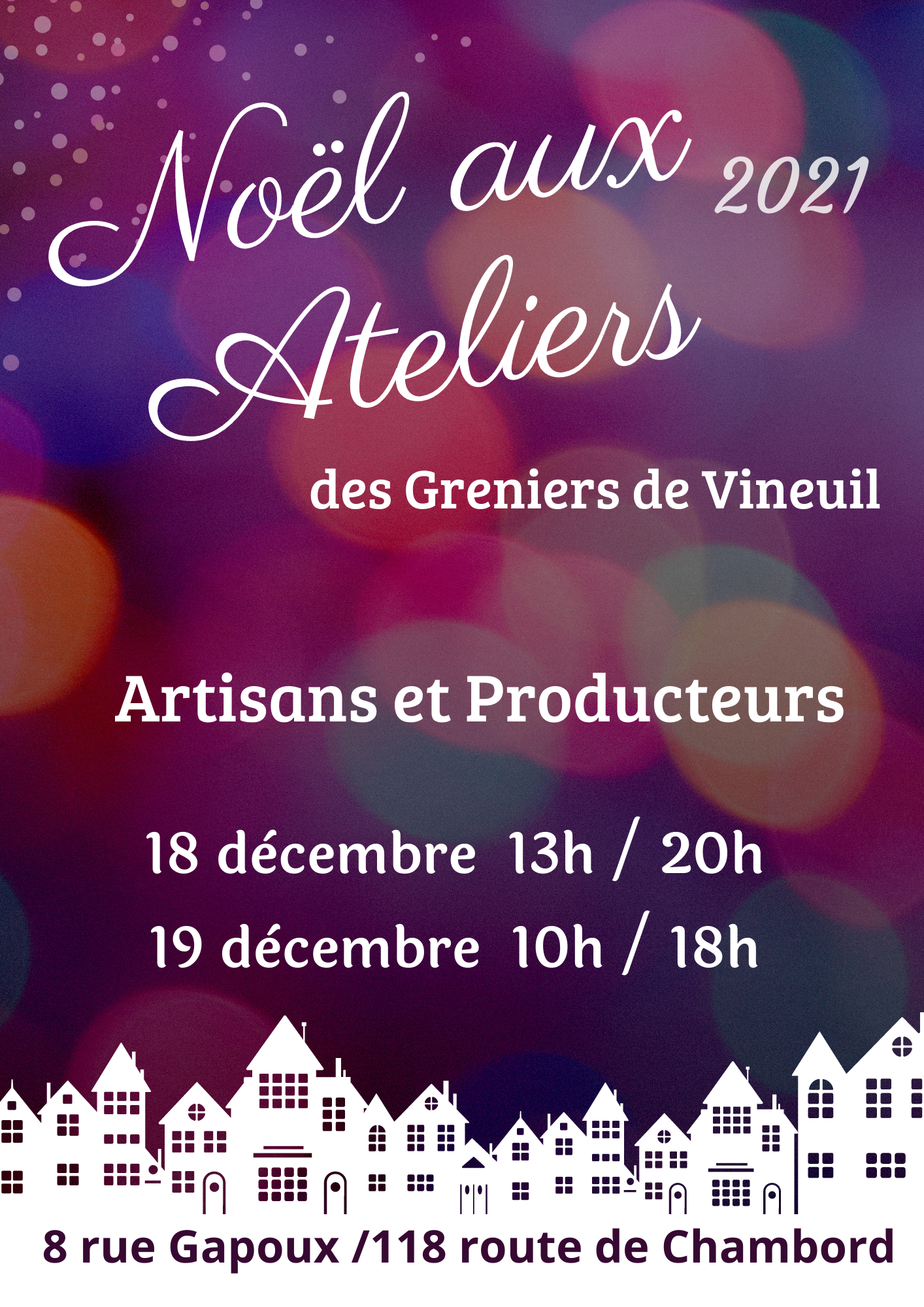 Noel aux Ateliers des Greniers de Vineuil