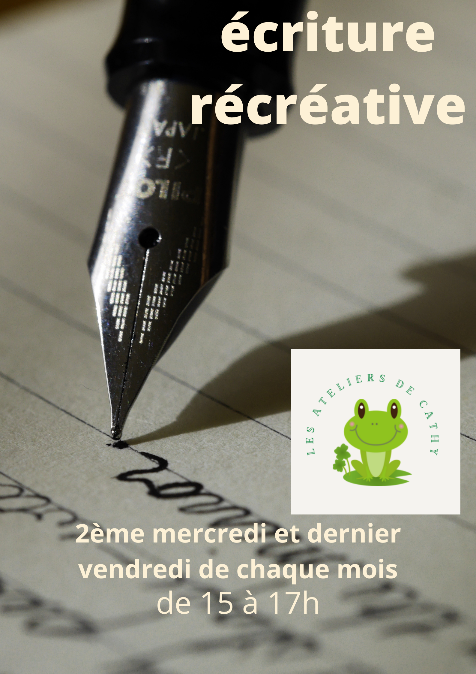 [Les Rencontres ont du talent !] Atelier d'ecriture recreative