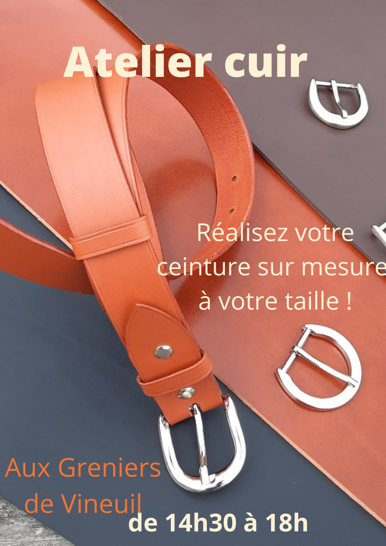 [Les Rencontres ont du talent !] Atelier "Ceinture en cuir"