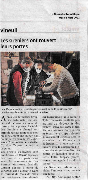 Les Greniers ont rouvert leurs portes