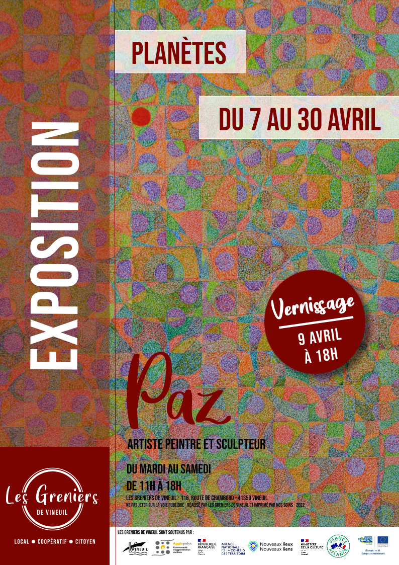 [EXPOSITION] Planetes par l'artiste peintre PAZ