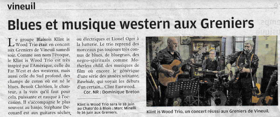 Blues et musique western aux Greniers