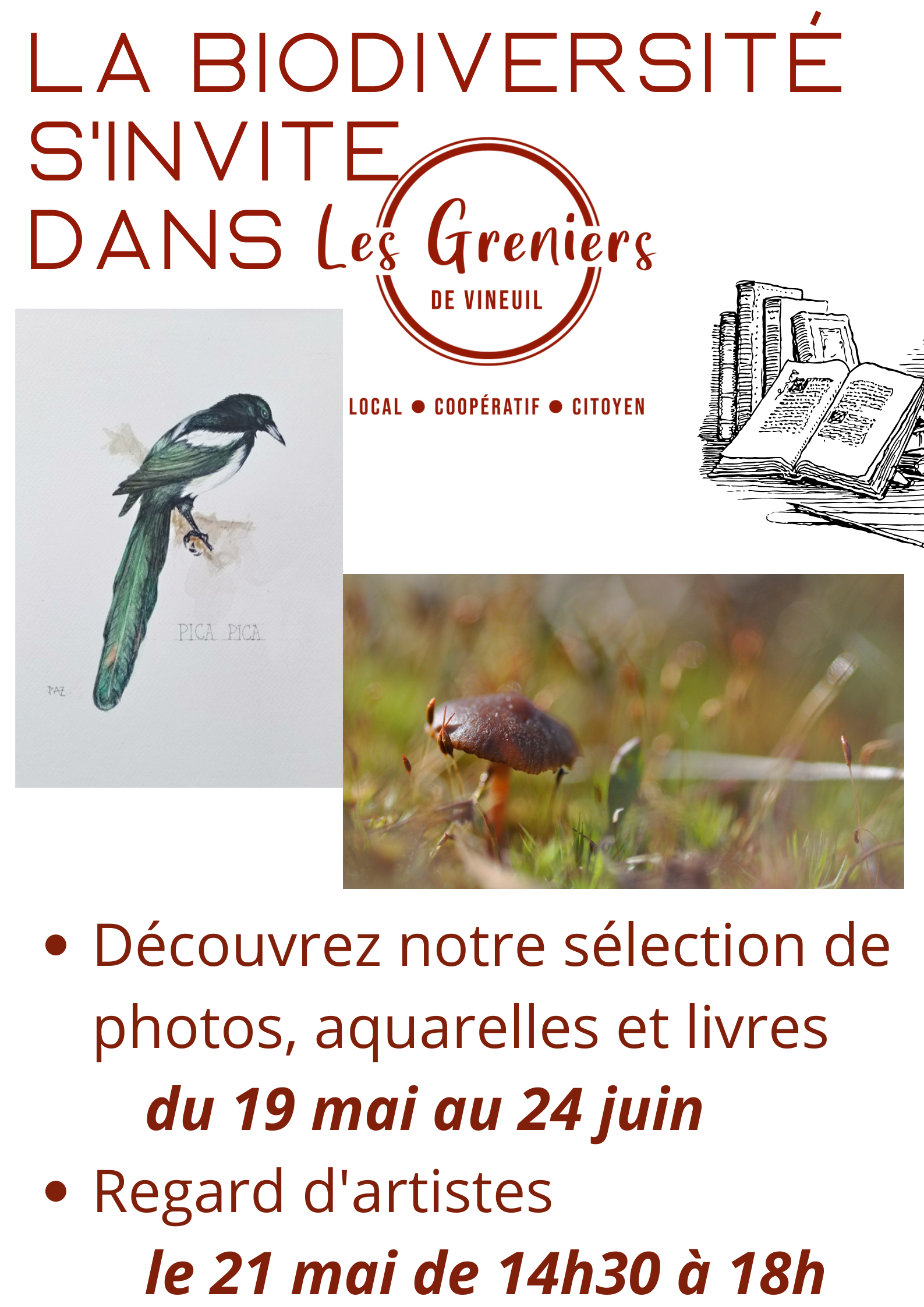 [EXPO] La biodiversite s'invite dans les Greniers de Vineuil 