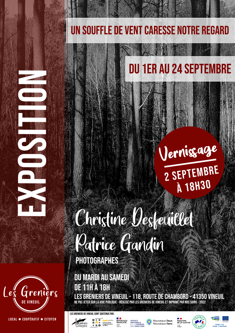 [EXPOSITION] Un souffle de vent caresse notre regard par Christine Desfeuillet et Patrice Gandin