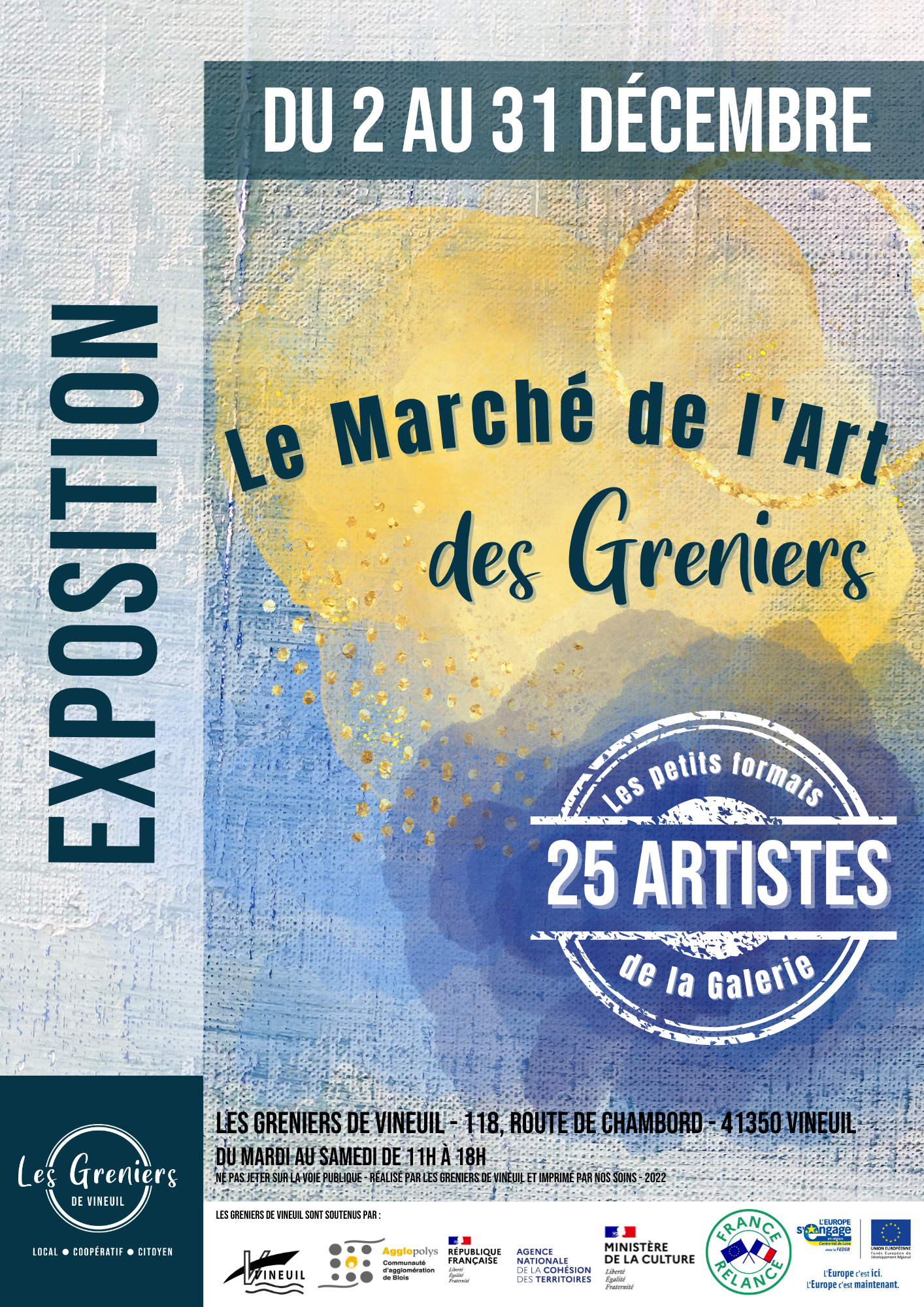 [EXPO] Le MarchE de l'Art des Greniers - Les Petits formats de la Galerie