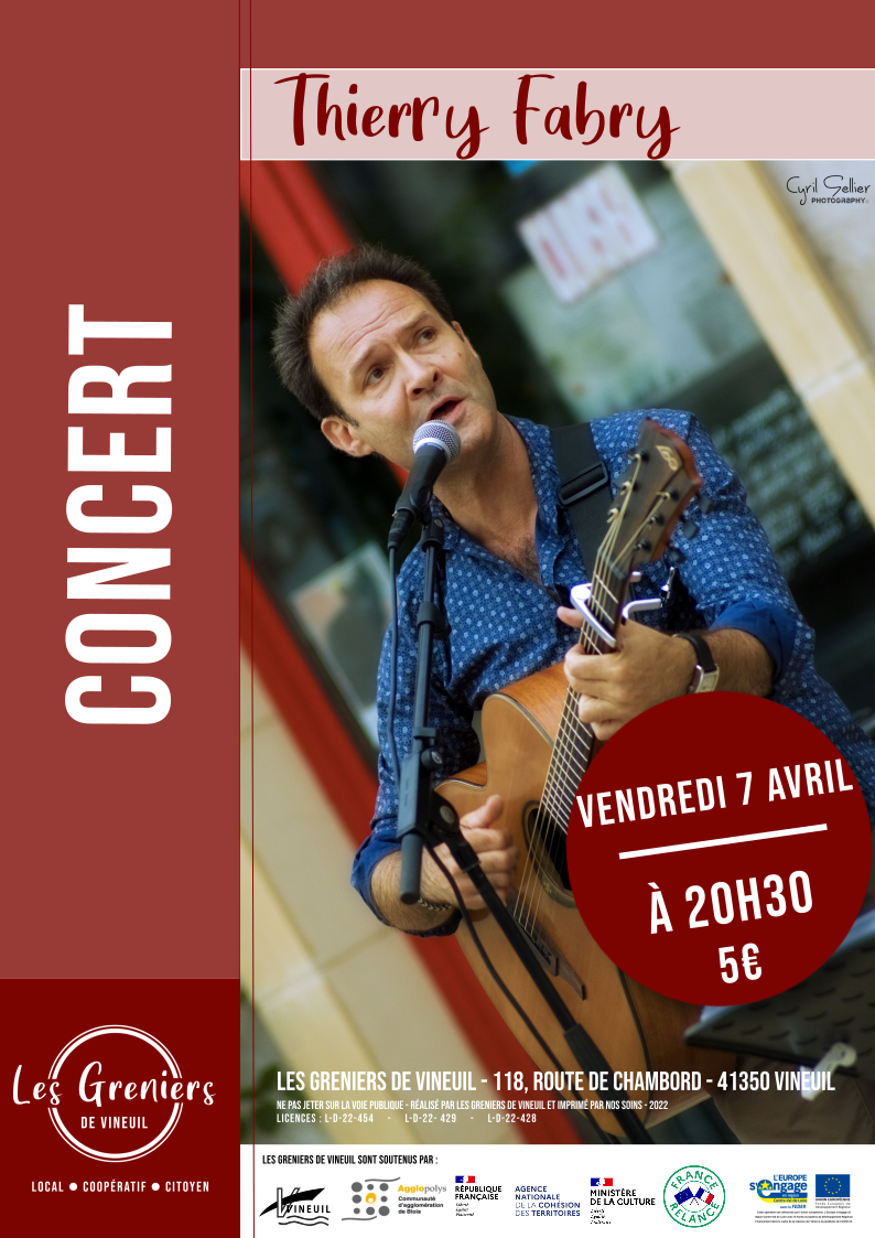 [REPAS - CONCERT] Thierry Fabry 