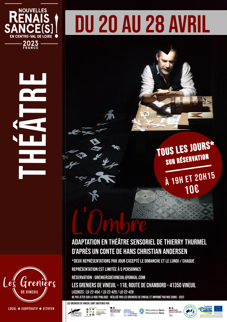 [THEATRE] L'Ombre, un conte d'Andersen par Thierry Thurmel en theatre sensoriel