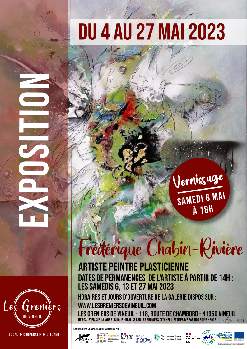 [EXPOSITION] Frederique Chabin-Riviere, artiste peintre plasticienne