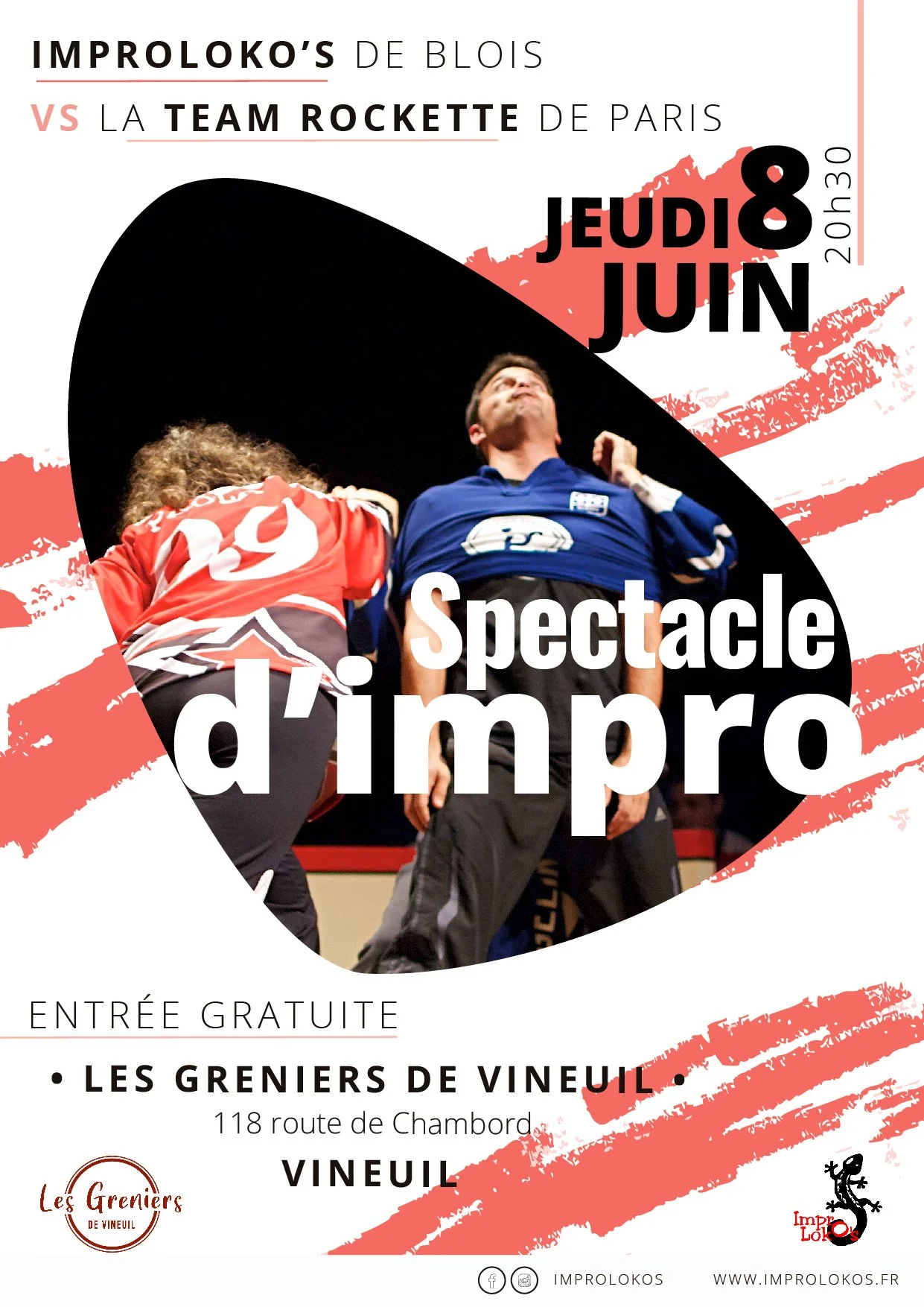[SOIREE IMPRO] avec Les Improloko's et La Team Roquette de Paris