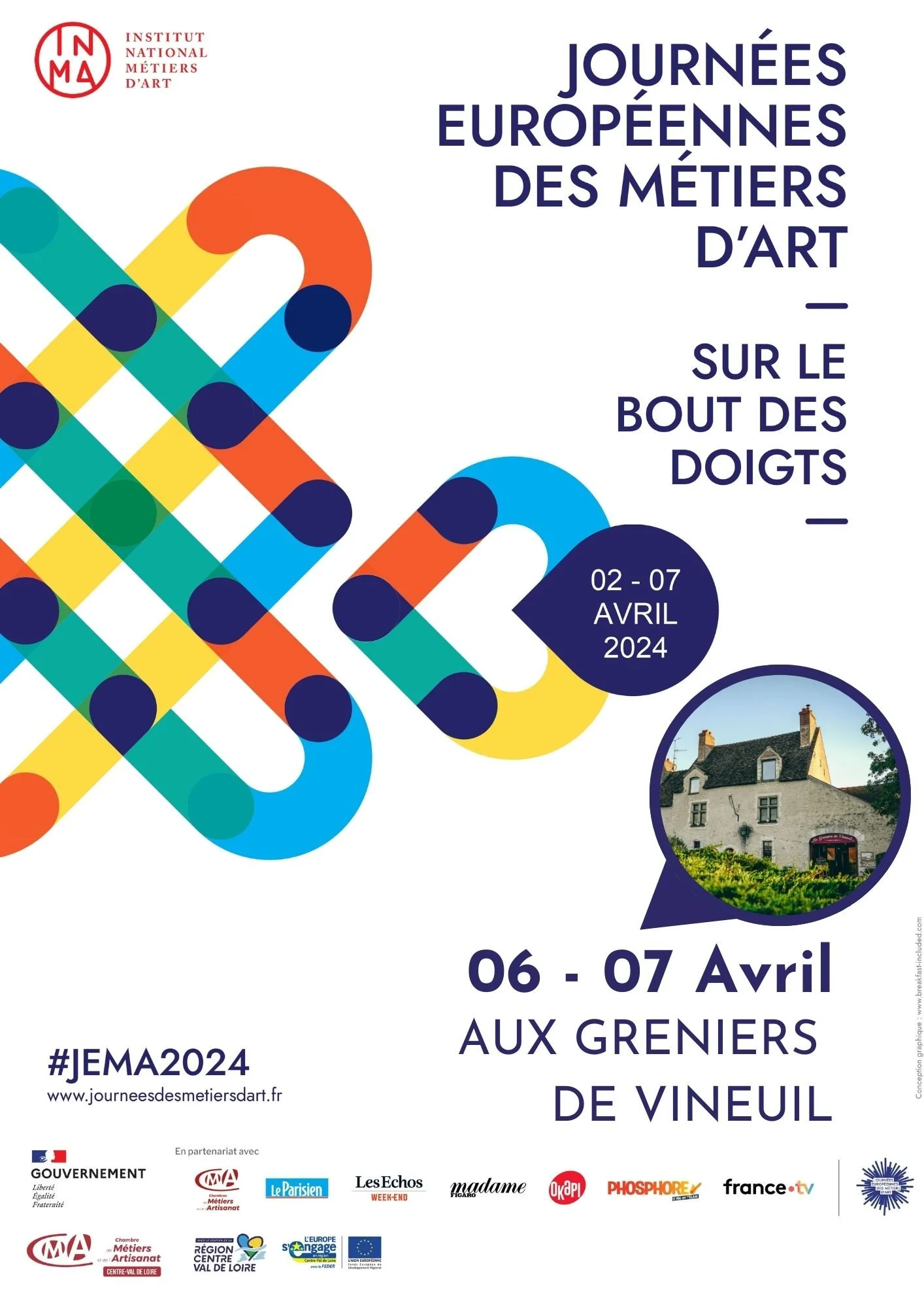 [EVENEMENT] Journees europennes des metiers d'arts aux Greniers de Vineuil