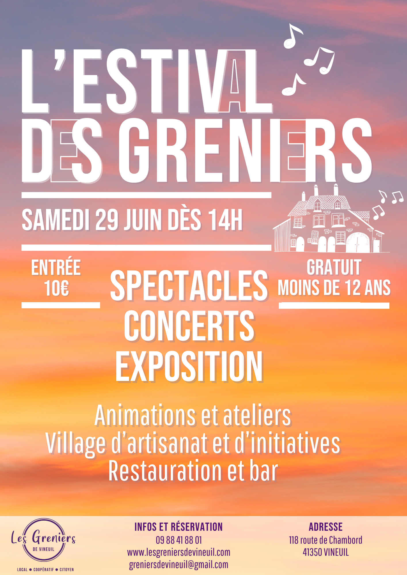 [FESTIVAL] L'Estival des Greniers - Samedi 29 Juin des 14h
