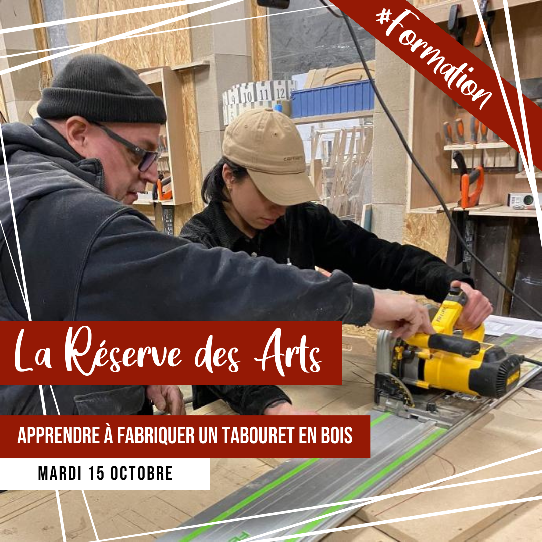 [FORMATION] Apprendre a fabriquer un tabouret en bois multifonctions