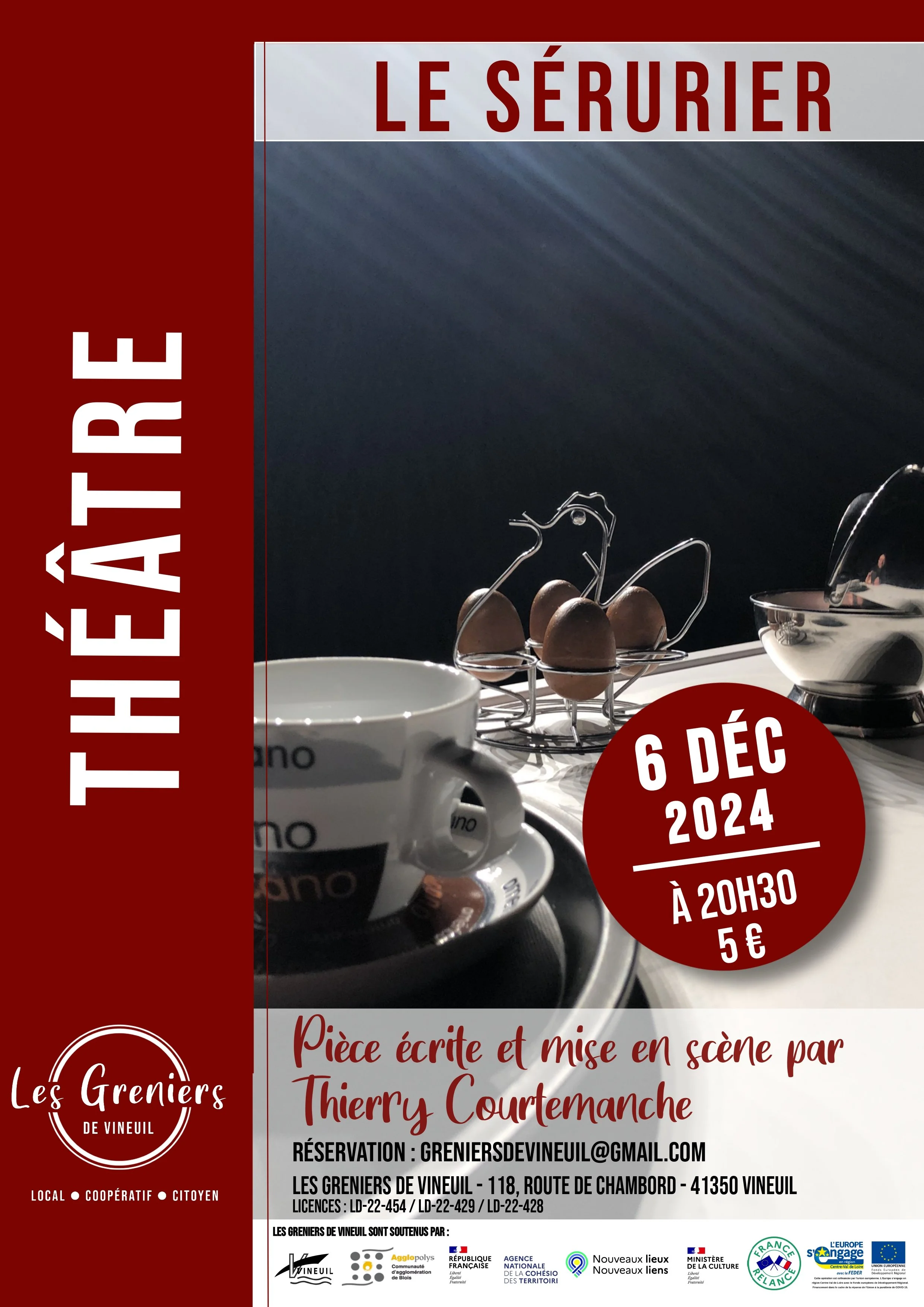 [Theatre] Le Serurier - Piece ecrite et mise en scene par Thierry Courtemanche