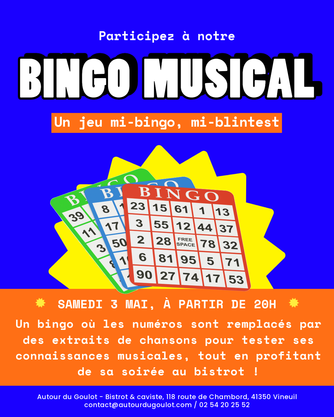 [SOIREE] Bingo musical