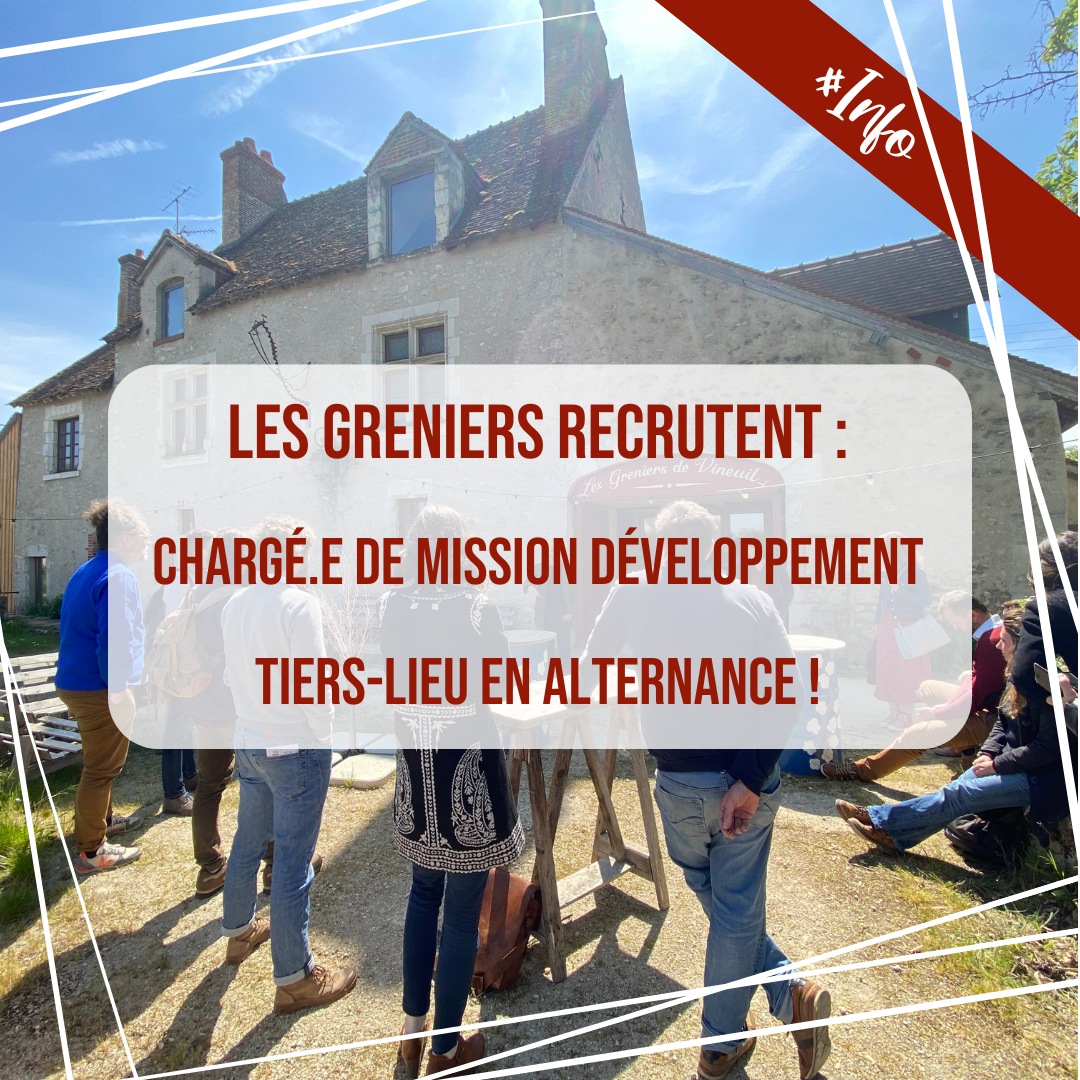 [RECRUTEMENT] ChargE.e de mission "DEveloppement Tiers-lieu"