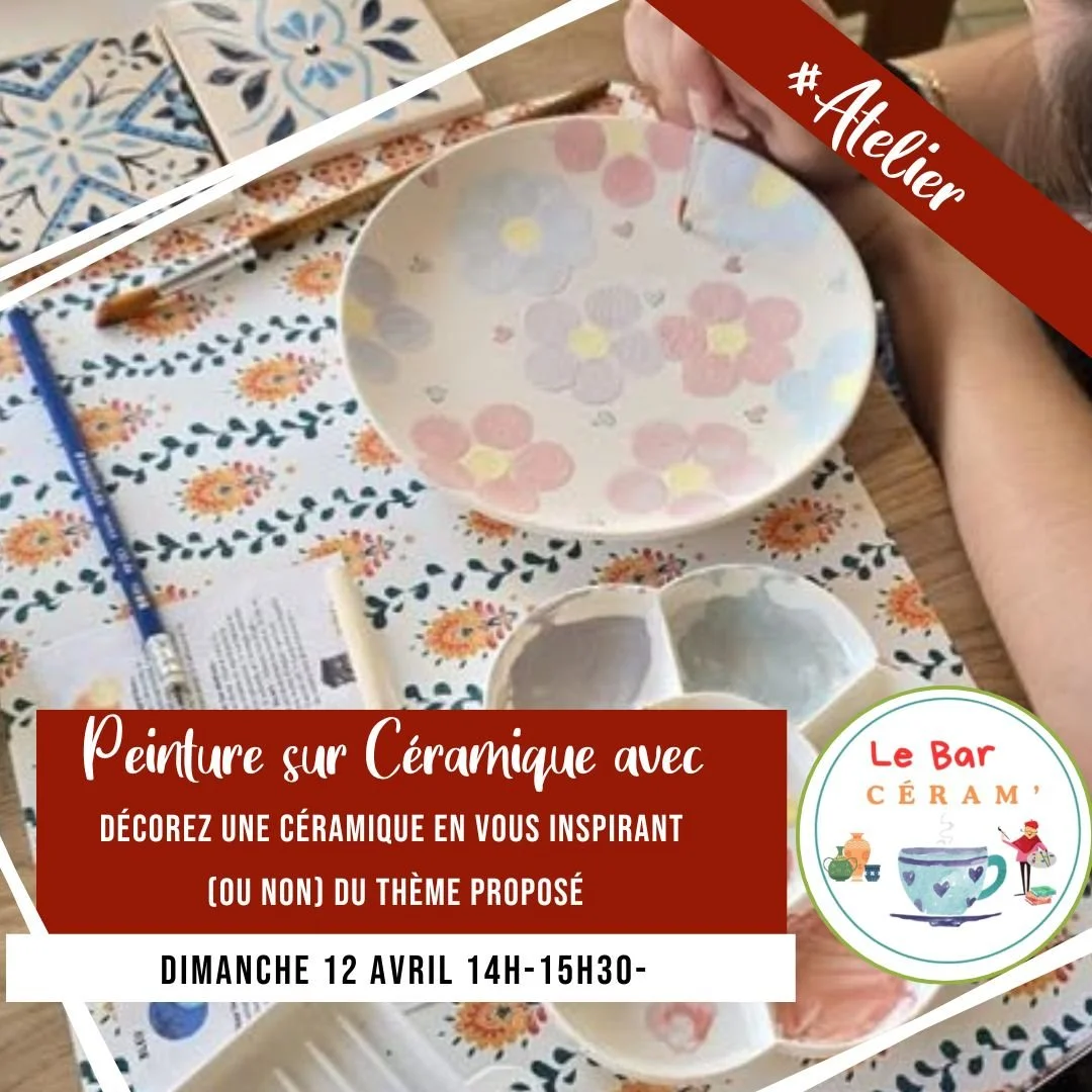 [ATELIER] Initiez-vous à la Peinture sur céramique et inspirez-vous du thème 