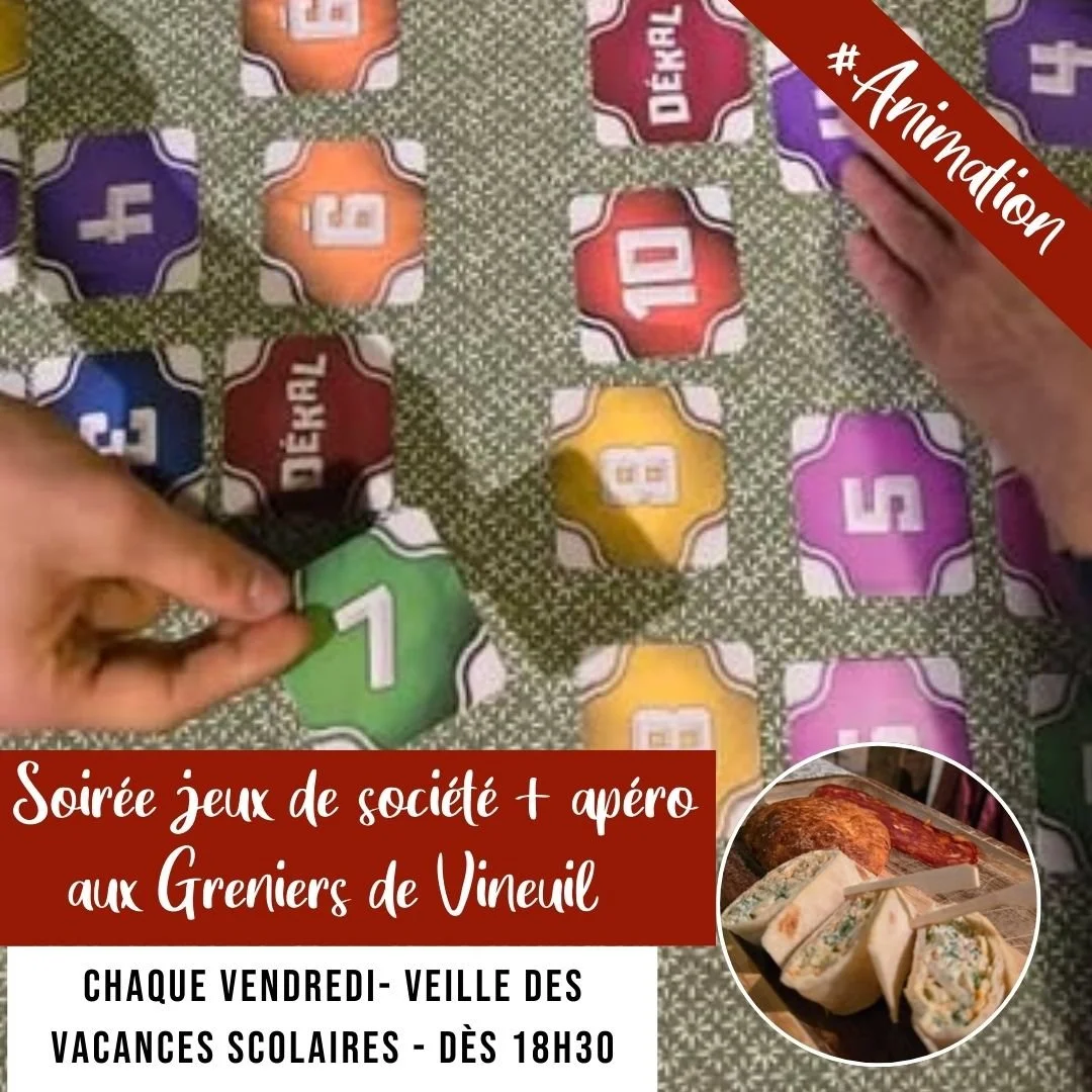 [ANIMATION] Soirée Jeux de société &amp; apéro -Vendredi 10 avril