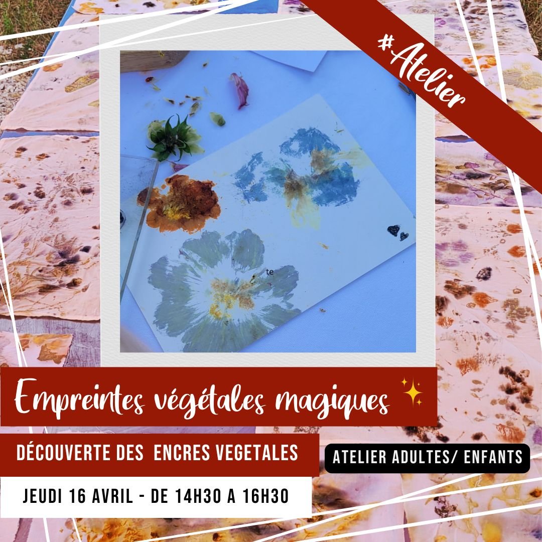 [ATELIER] Empreintes végétales magiques avec Banouschka
