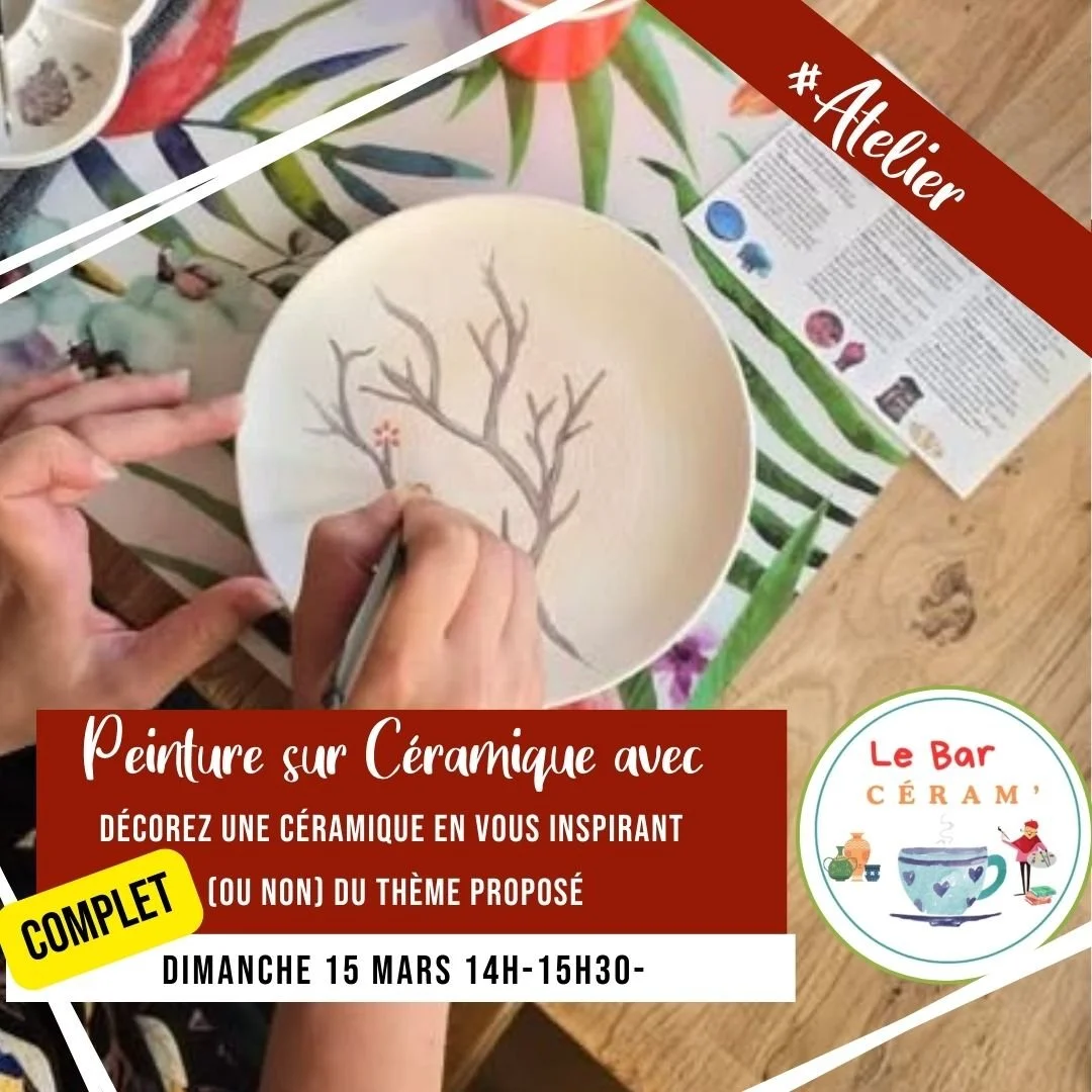 [ATELIER] Initiez-vous à la Peinture sur céramique et inspirez-vous du thème 