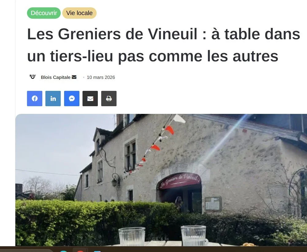 Les Greniers de Vineuil, une table pas comme les autres 