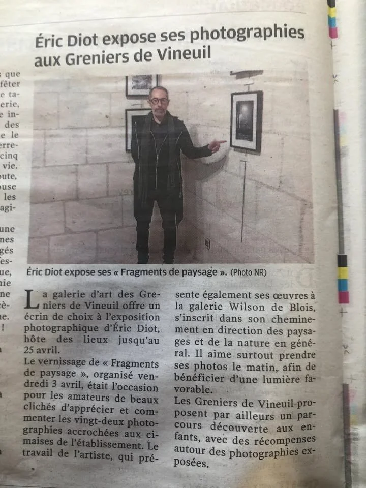 EXPOSITION Fragments de Paysage par Eric DIOT - La NR- Avril 2026