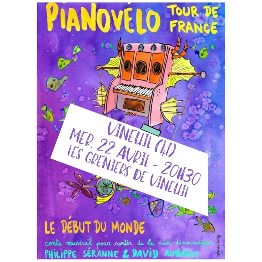 Spectacle PIANO VELO fait son tour de France