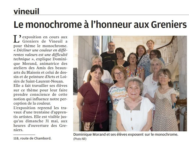 Le monochrome à l'honneur aux Greniers 