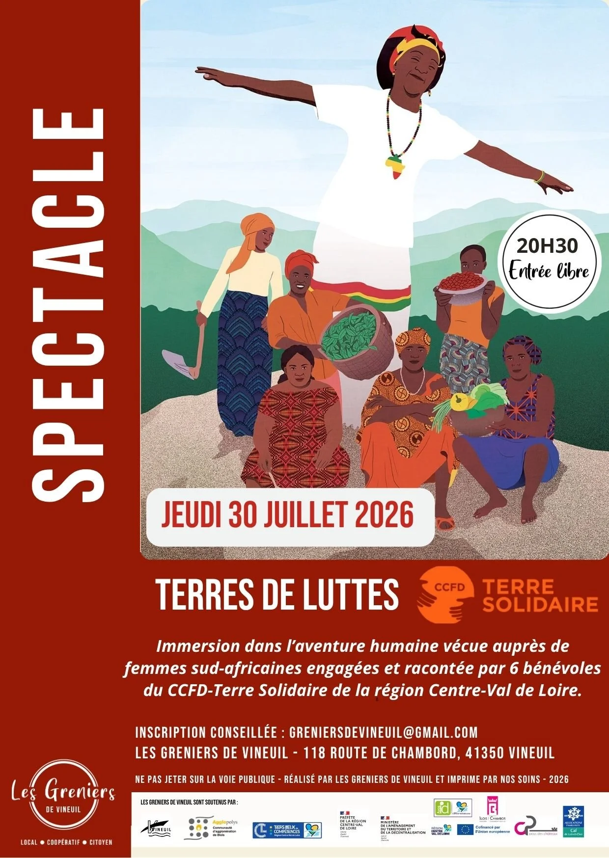 [SPECTACLE] "Terres de luttes" un spectacle participatif  