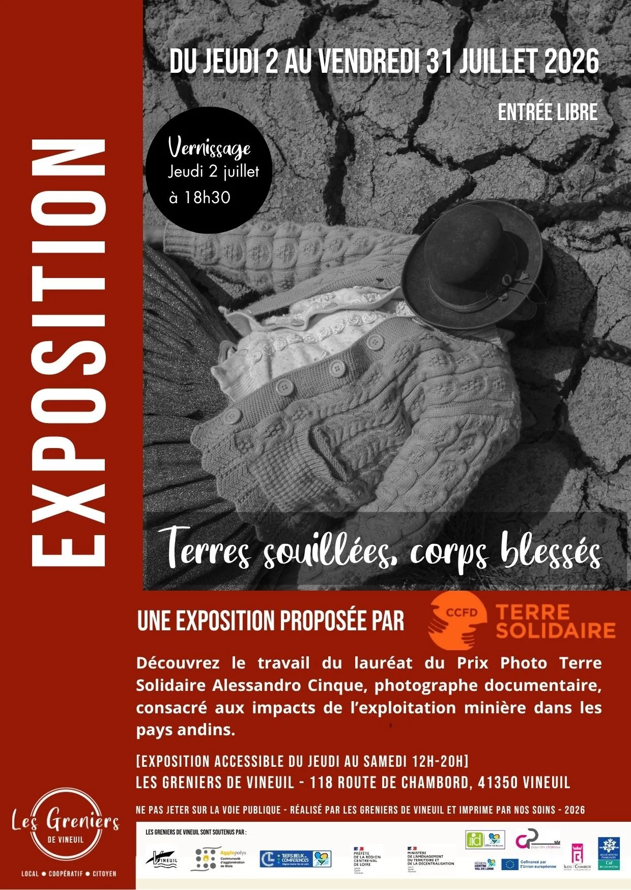 [EXPO] "Terres souillées, corps blessés " par Alessandro Cinque
