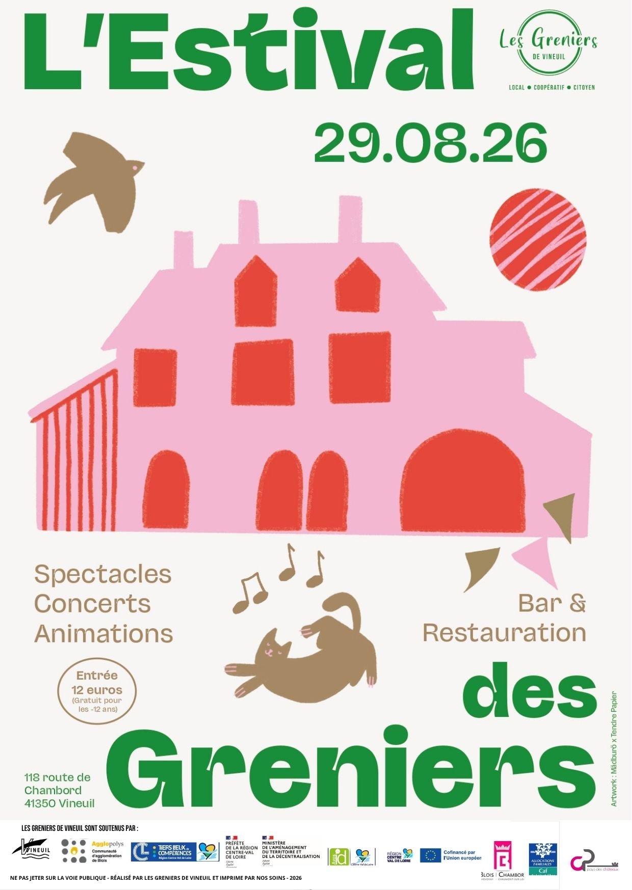 [FESTIVAL] L'Estival des Greniers #4 - Samedi 29 Août, dès 14h !