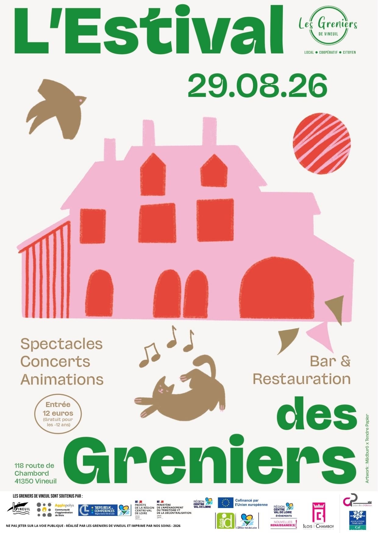 [FESTIVAL] L'Estival des Greniers #4 - Samedi 29 Août, dès 14h !