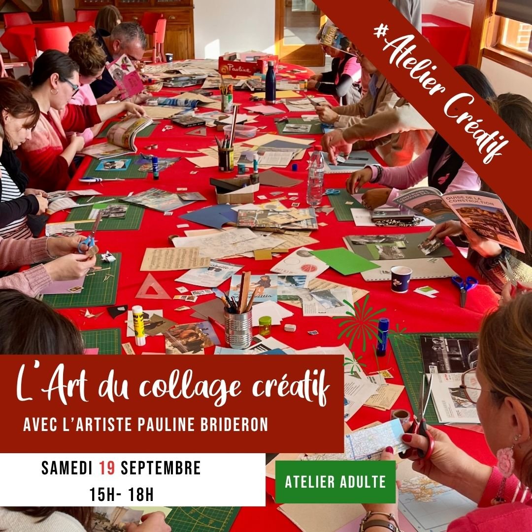 [ATELIER] Collage artistique avec Pauline Brideron