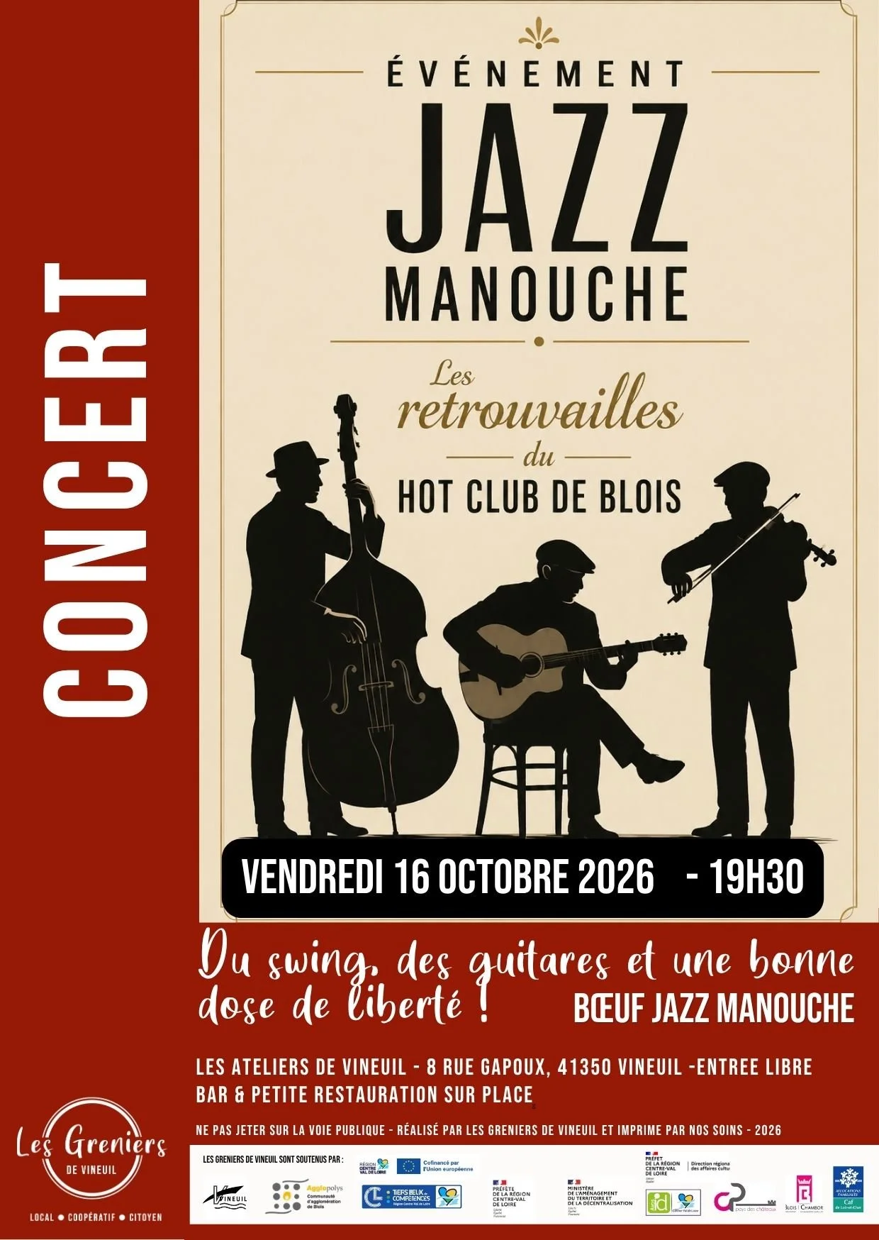 [CONCERT] AMBIANCE BOEUF- JAZZ MANOUCHE