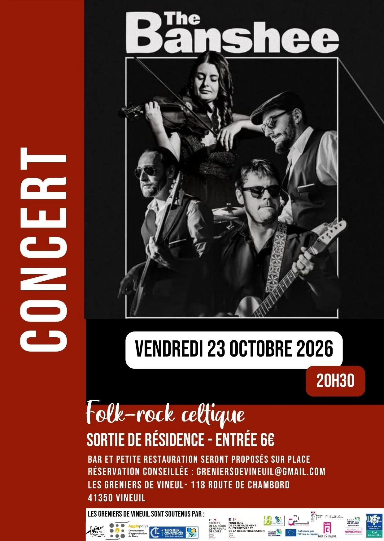 [CONCERT] THE BANSHEE - sortie de résidence