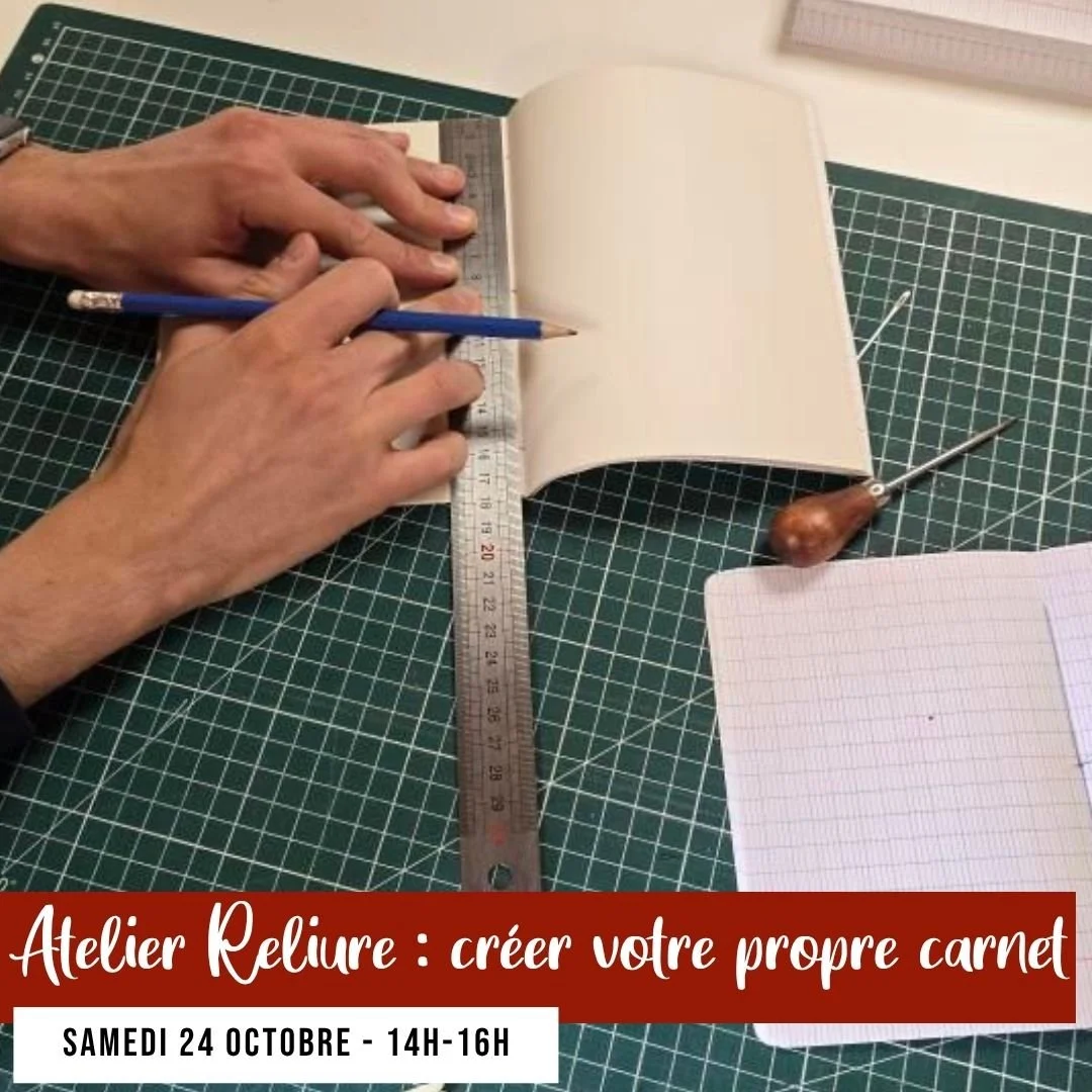 [ATELIER] L'Art de la reliure avec Tendre Papier