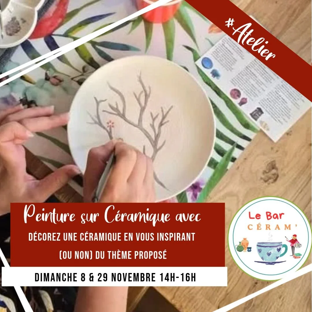 [ATELIER] Initiez-vous à la Peinture sur céramique et inspirez-vous du thème 