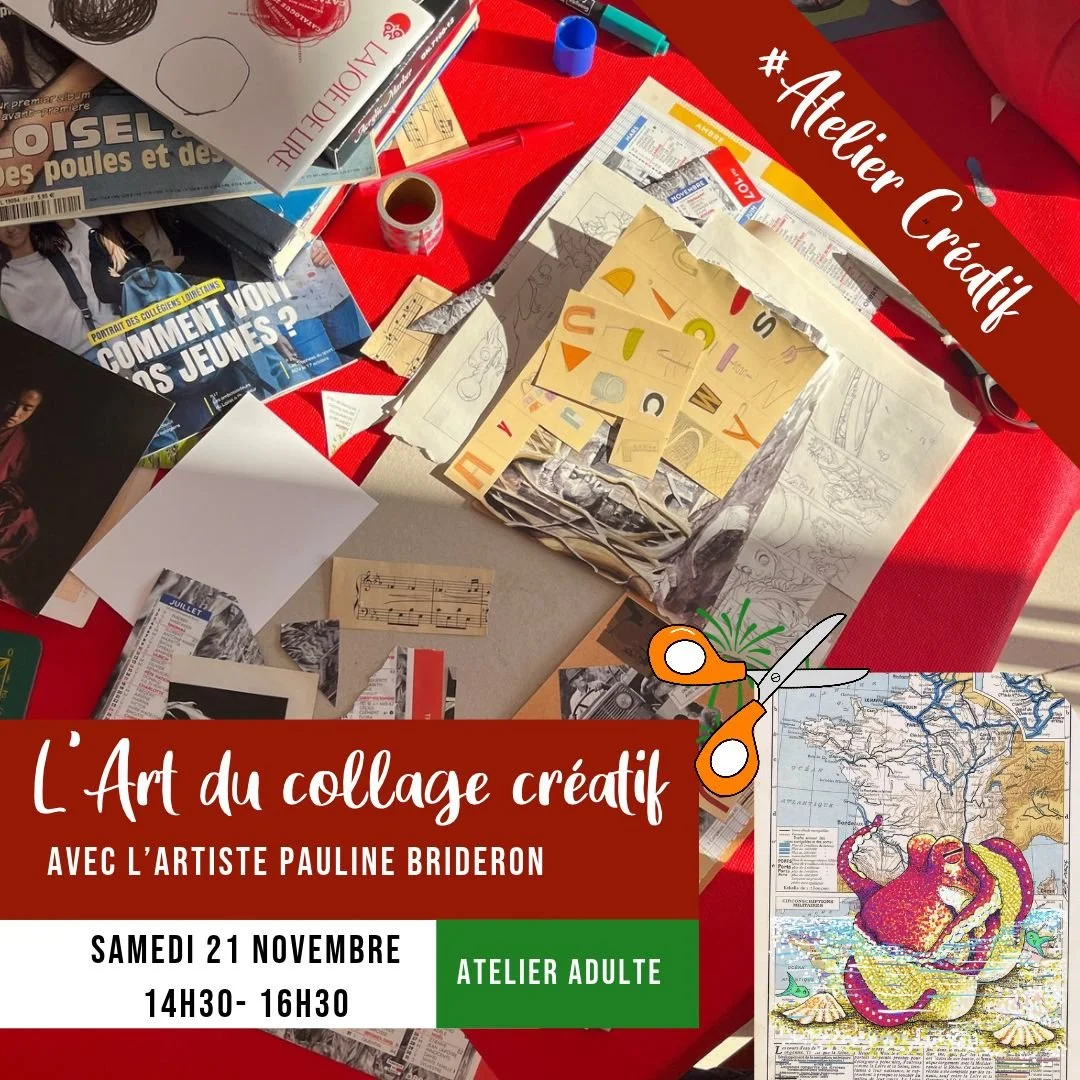 [ATELIER] Collage artistique avec Pauline Brideron
