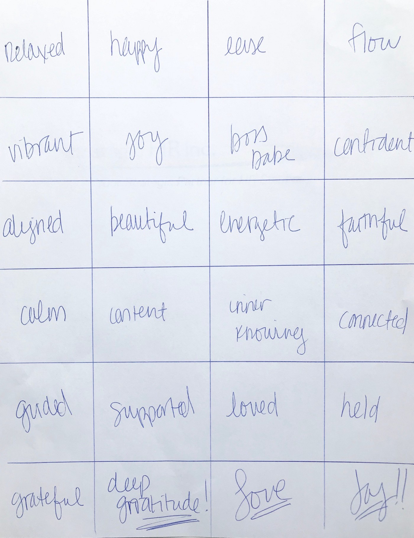 This is an example of my gridding practice just to give you a visual! By the end I’m bursting with JOY!