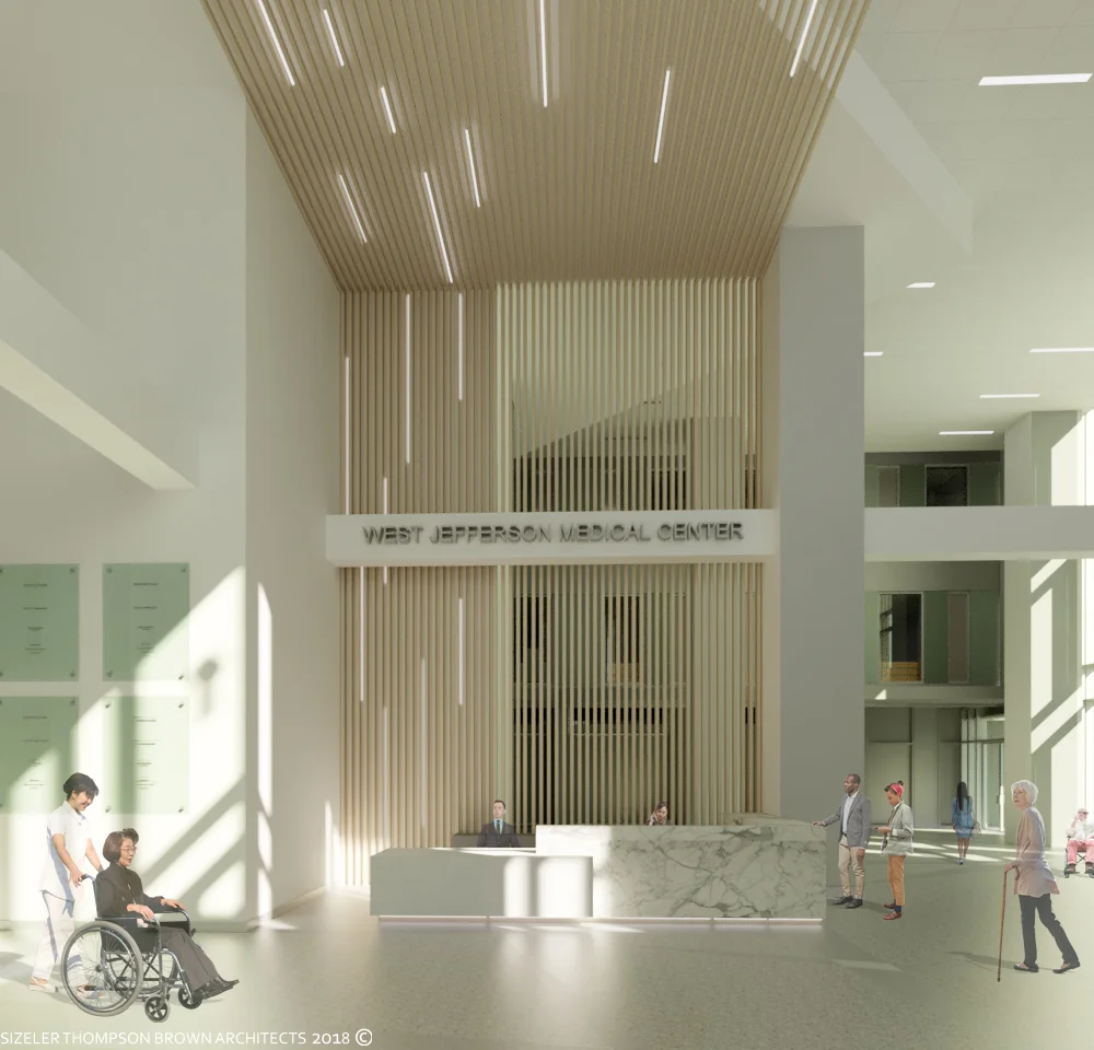 RENOVATED ENTRY LOBBY AT ATRIUM 