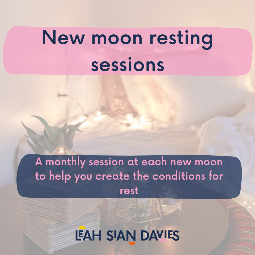New moon resting sessions Cardiff
