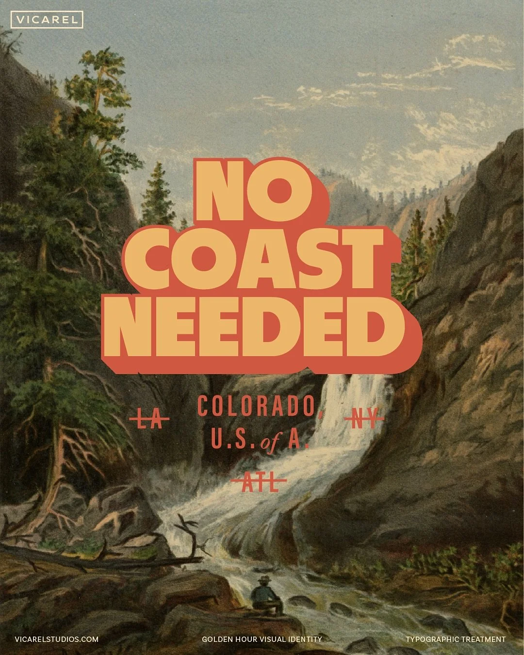 New visual identity: designers cut.

I had an opportunity to help out some ol&rsquo; buds and new acquaintances in the Colorado production scene. 
	
We created a quick visual identity for Golden Hour, an intimate event hosted to connect colorado prod