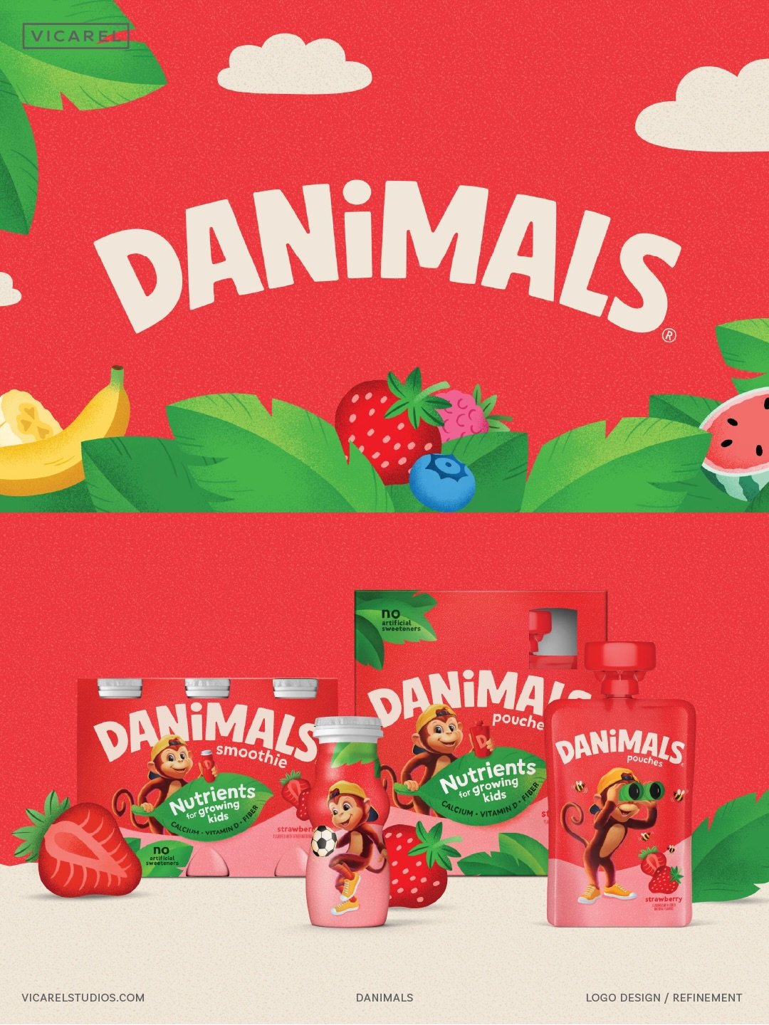 I&rsquo;m always so delighted to have the opportunity to contribute to projects like this &ndash; especially those that remind me of the joys of my youth

We were honored to explore and refine the wordmark for the @danimals rebrand.

The Danone Inter