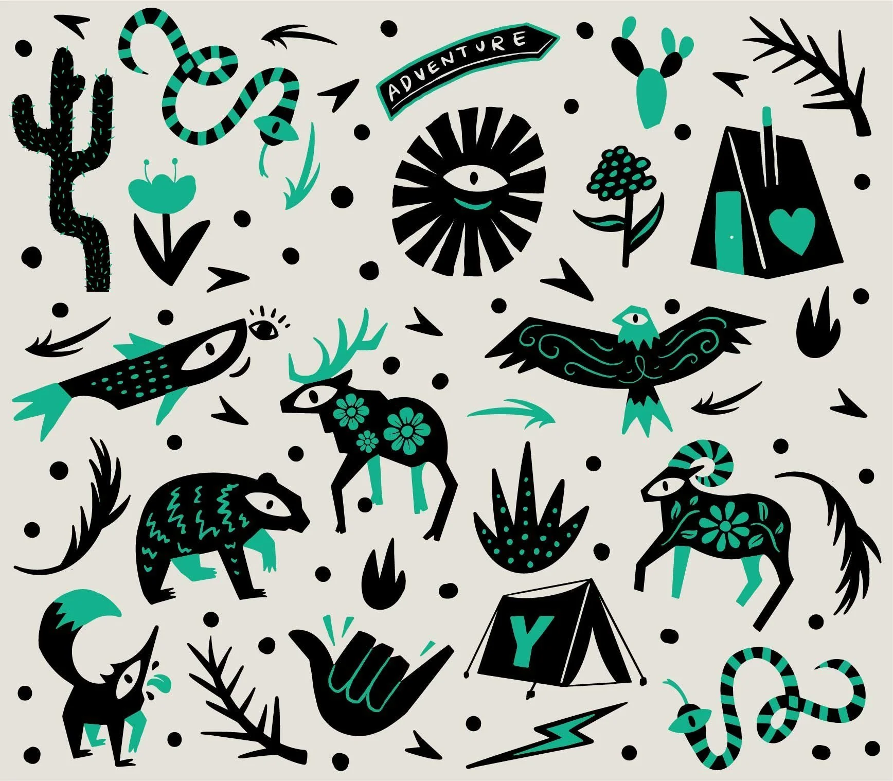 Yeti-artist-series_illustration-pattern-green.jpg