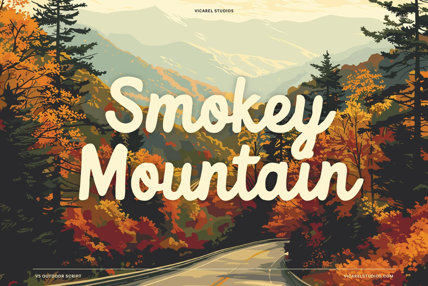 National Forest Font – Inspired Script Typeface for Outdoor Design ...